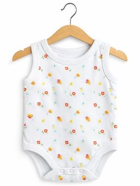 10/$15 Sweet & Soft Baby Girl Sleeveless Bodysuit Size 0-3 Months
